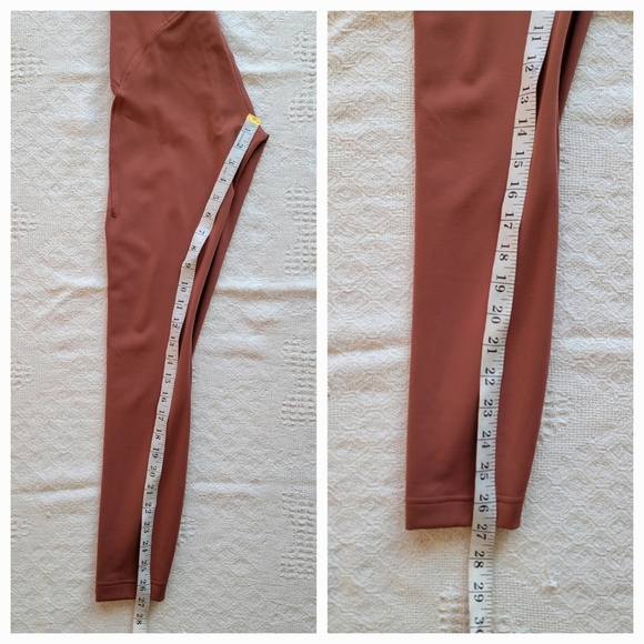 Lululemon In Still High-Rise Athletic Activewear 25" Legging , Ancient Copper - Picture 10 of 10